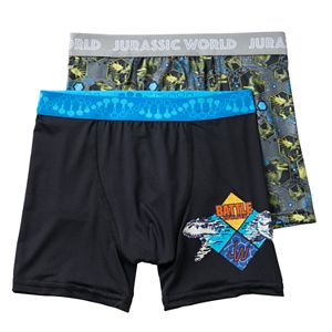 Boys 6-10 Jurassic World 2-Pack Boxer Briefs