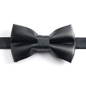 Men's Bow Tie Tuesday Faux-Leather Pre-Tied Bow Tie