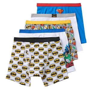 Boys 4-8 Justice League 5-Pack Boxer Briefs