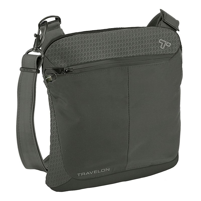 Travelon Anti-Theft Addison Convertible Belt Bag Gray