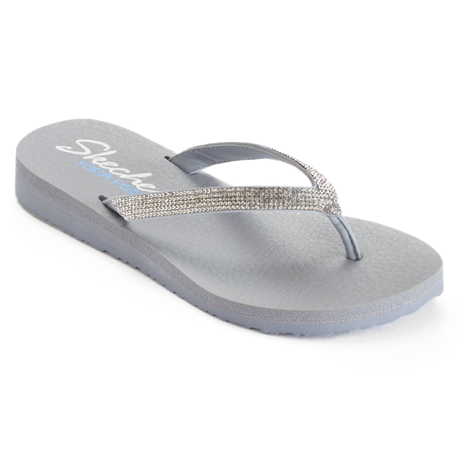 skechers bling flip flops