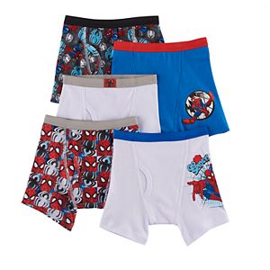 Boys 4-8 Marvel Ultimate Spider-Man 5-Pack Boxer Briefs