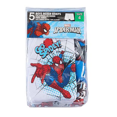 Boys 4-8 Marvel Ultimate Spider-Man 5-Pack Boxer Briefs