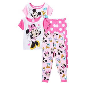 Disney's Minnie Mouse Minnie & Friends Toddler Girl 4-pc. Pajama Set