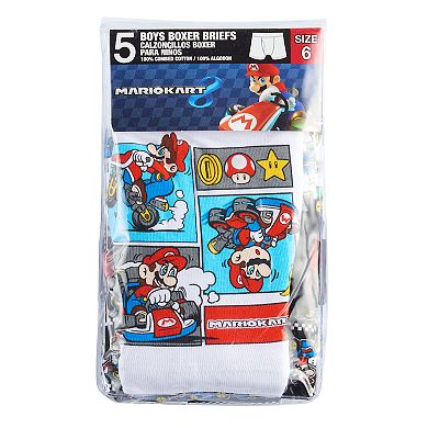 Boys 4-8 Super Mario Bros. 5-pack Boxer Briefs