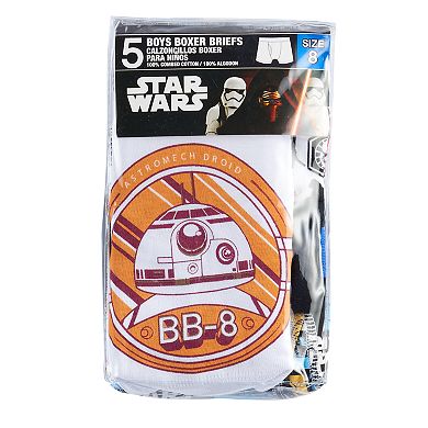 Boys 4-8 Star Wars 5-pack Boxer Briefs