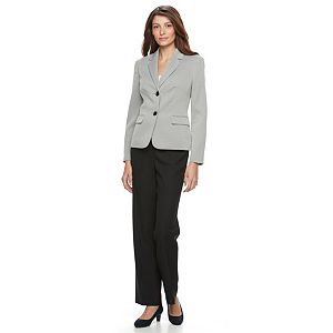 Le Suit Novelty 2 Button Jacket Pant Suit