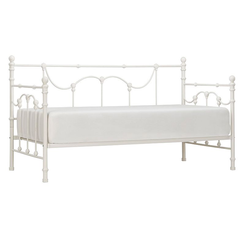 HomeVance Lomita White Metal Daybed, Twin