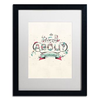 Trademark Fine Art A New Day Black Framed Wall Art