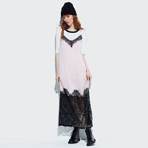k/lab Lace Maxi Slip Dress