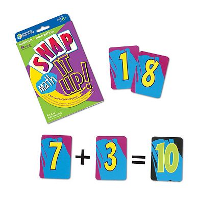Snap It Up! Addition & Subtraction Card Game by Learning Resources