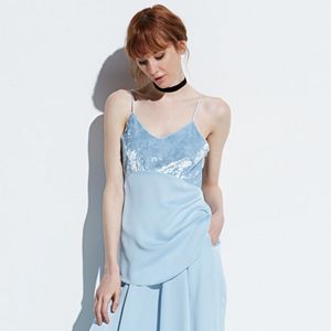 k/lab Velvet Cami Tank Top