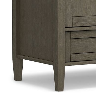 Simpli Home Warm Shaker Rustic TV Media Stand