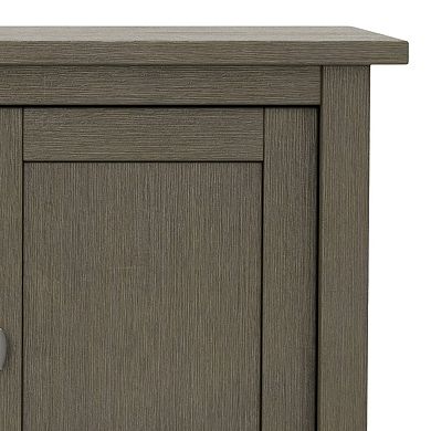 Simpli Home Warm Shaker Rustic TV Media Stand