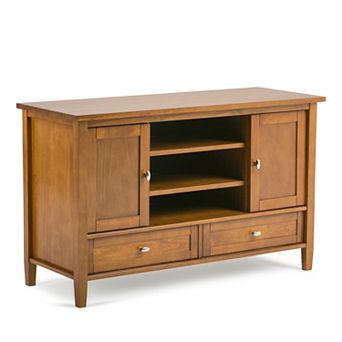 Simpli Home Warm Shaker Rustic TV Media Stand