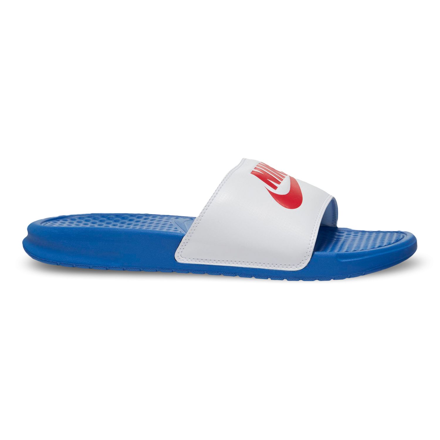 royal blue nike flip flops