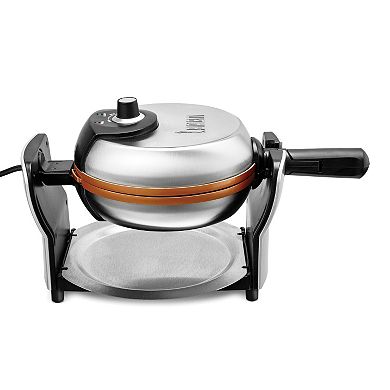 Bialetti Copper Titanium Ceramic Nonstick Waffle Maker