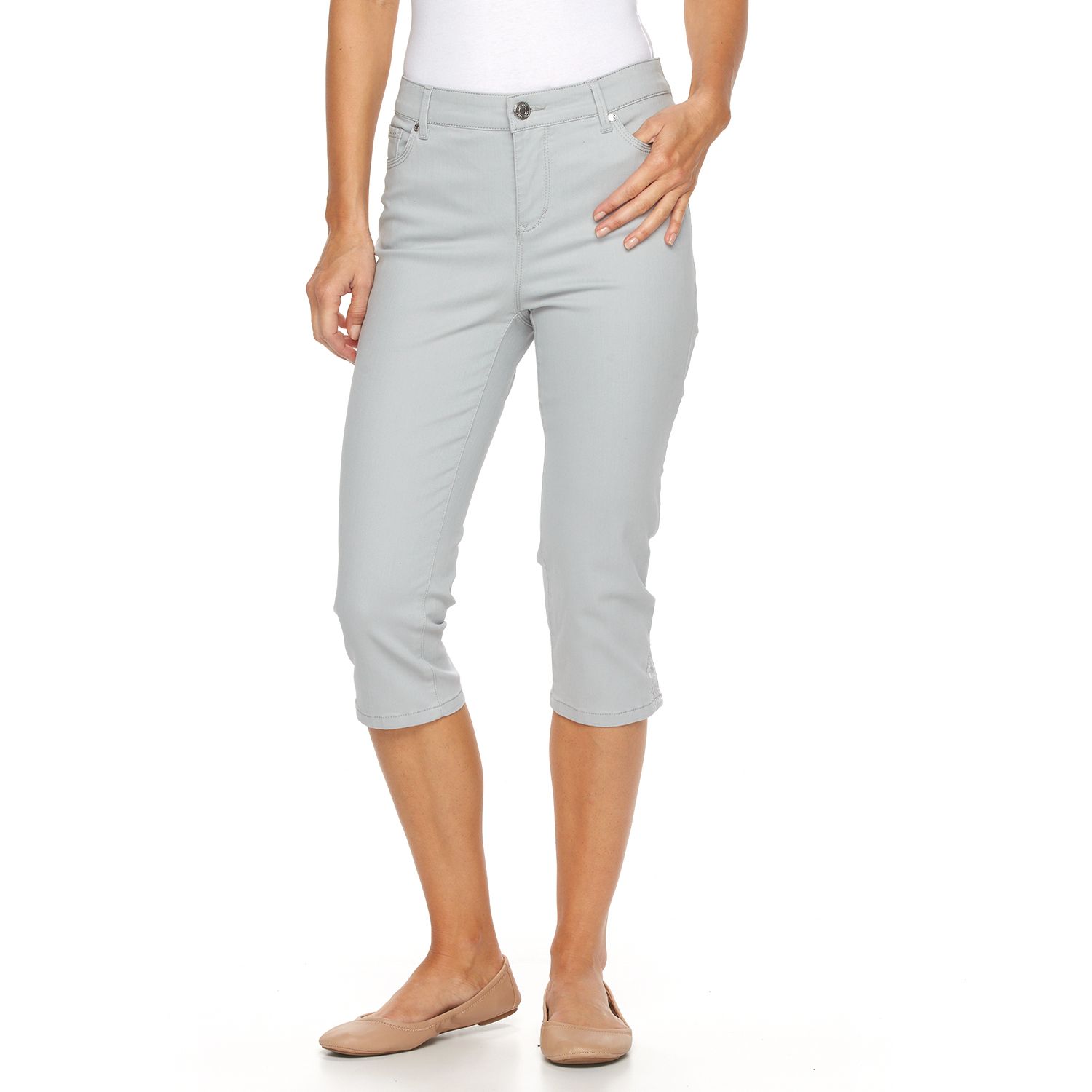 gloria vanderbilt jordyn embroidered capris