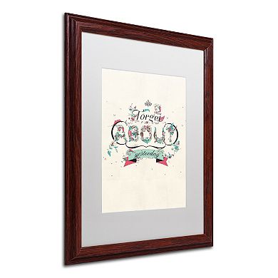 Trademark Fine Art A New Day Black Framed Wall Art