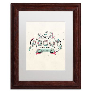 Trademark Fine Art A New Day Black Framed Wall Art