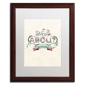 Trademark Fine Art A New Day Black Framed Wall Art