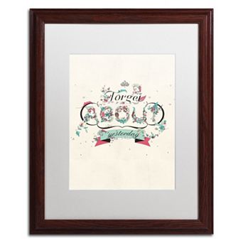 Trademark Fine Art A New Day Black Framed Wall Art