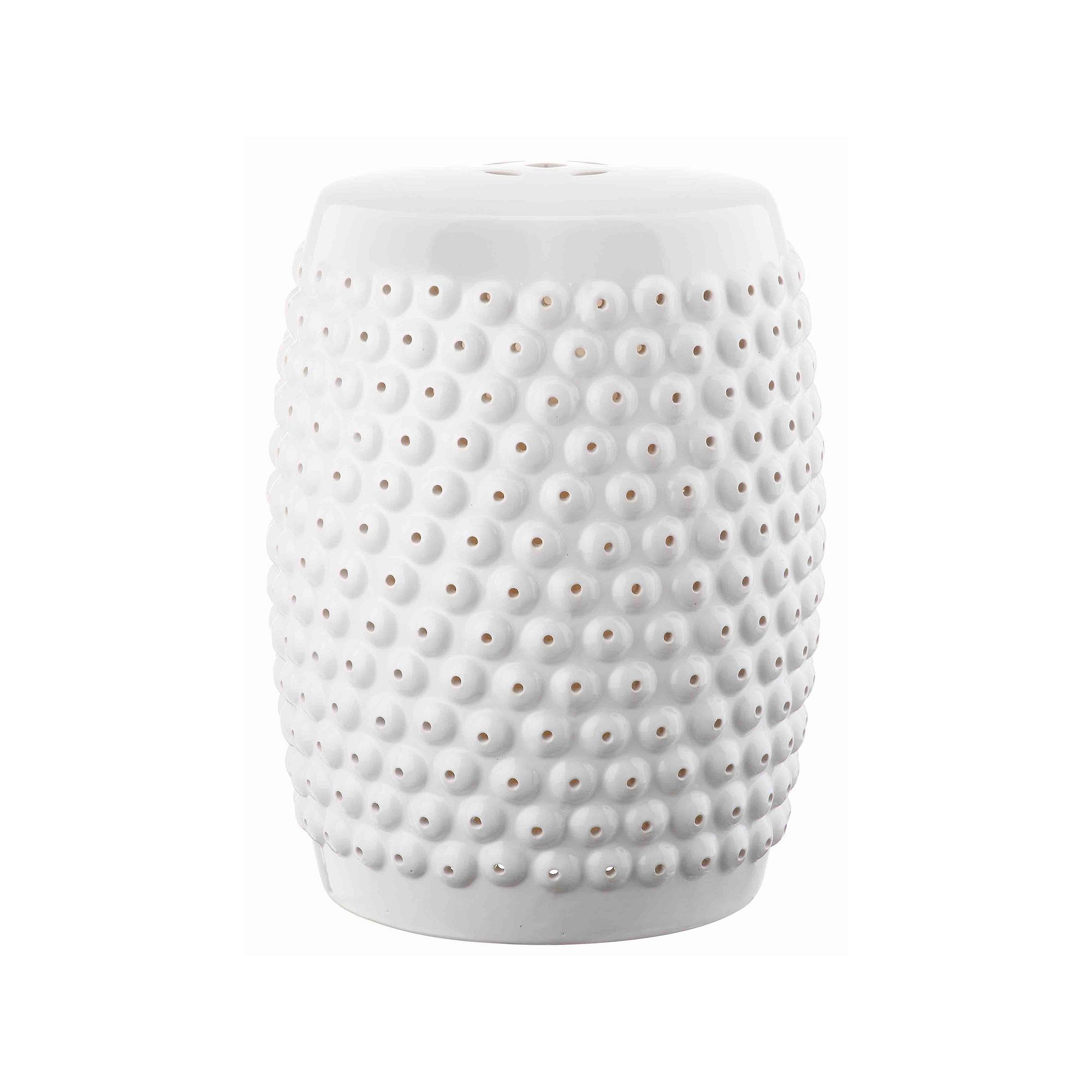 Safavieh Stella Nailhead Stool, White