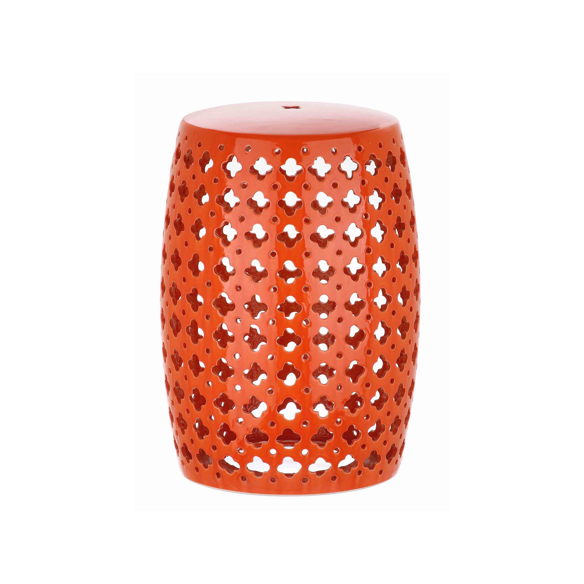 Safavieh Lacey Indoor / Outdoor Garden Stool, Orange
