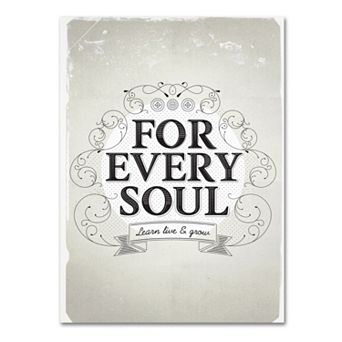 Trademark Fine Art "Every Soul" Canvas Wall Art