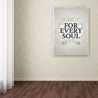 Trademark Fine Art "Every Soul" Canvas Wall Art