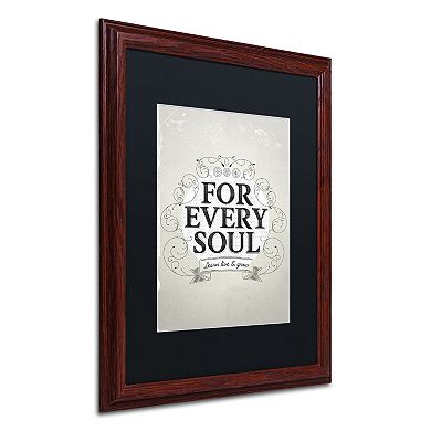 Trademark Fine Art "Every Soul" Framed Wall Art