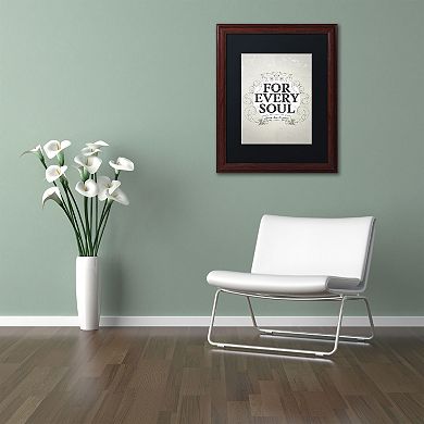 Trademark Fine Art "Every Soul" Framed Wall Art