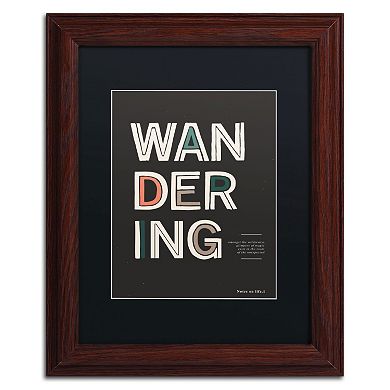 Trademark Fine Art The Unexpected Framed Wall Art
