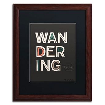 Trademark Fine Art The Unexpected Framed Wall Art