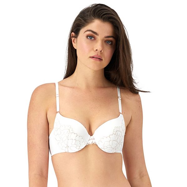 Maidenform® Love the Lift® Push Up & In Underwire Bra DM9900 - White W Rose Gold (38 D)