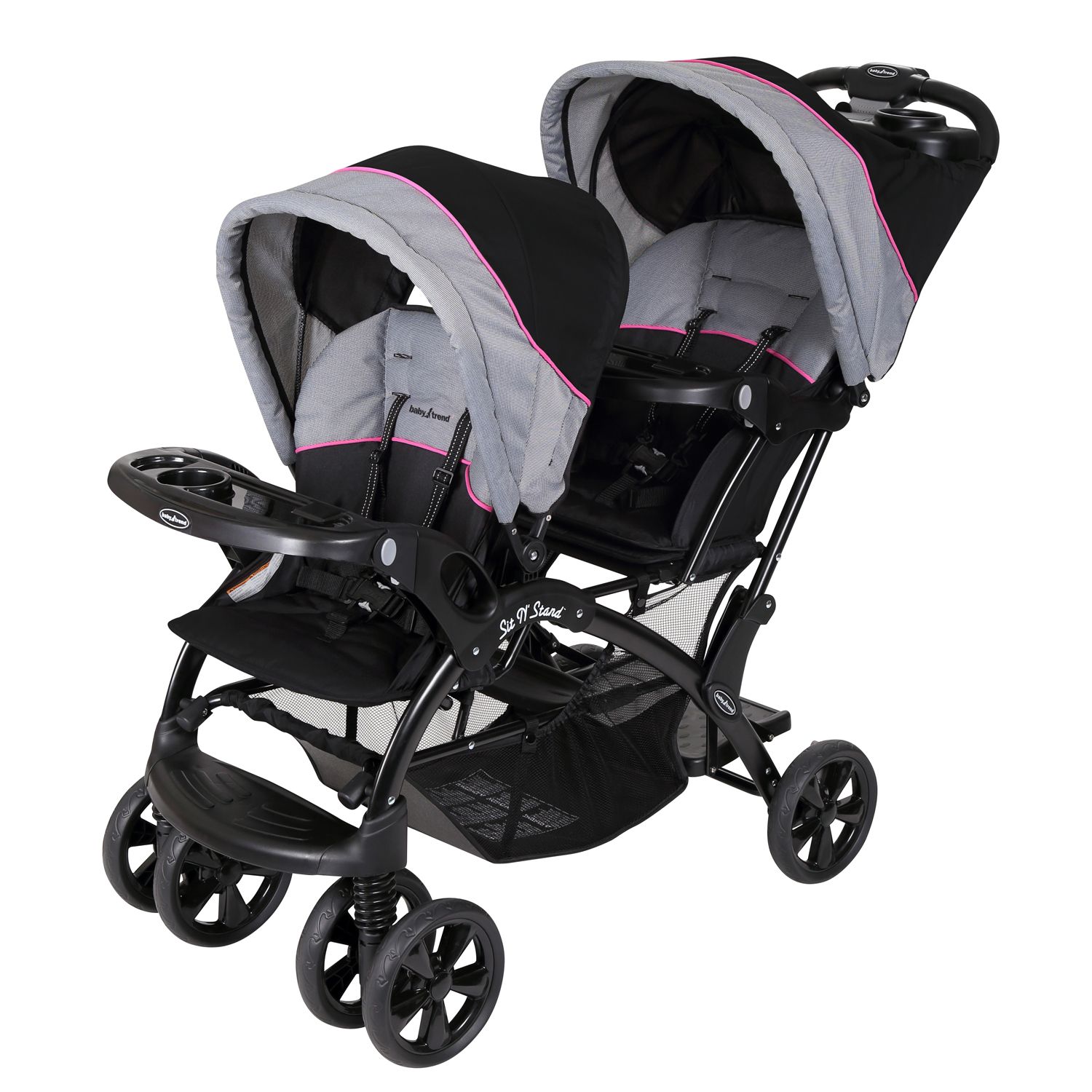 baby trend sit n stand double deluxe tandem stroller