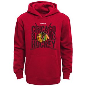 Boys 8-20 Reebok Chicago Blackhawks Cross Stix Hoodie