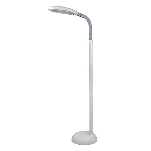 Portsmouth Home Sunlight White Floor Lamp