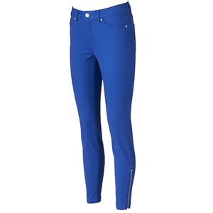 Women's ELLE™ Zipper Ankle Skinny Jeans
