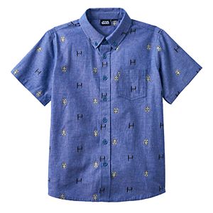 Boys 8-20 Star Wars Darth Vader Button-Down Shirt