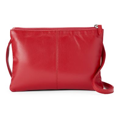 ili Double Entry Leather Crossbody Bag