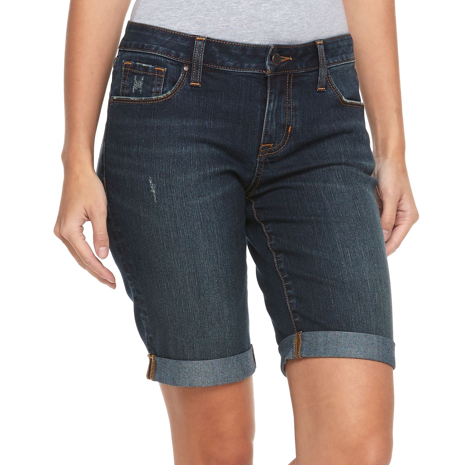 womens jean shorts kohls