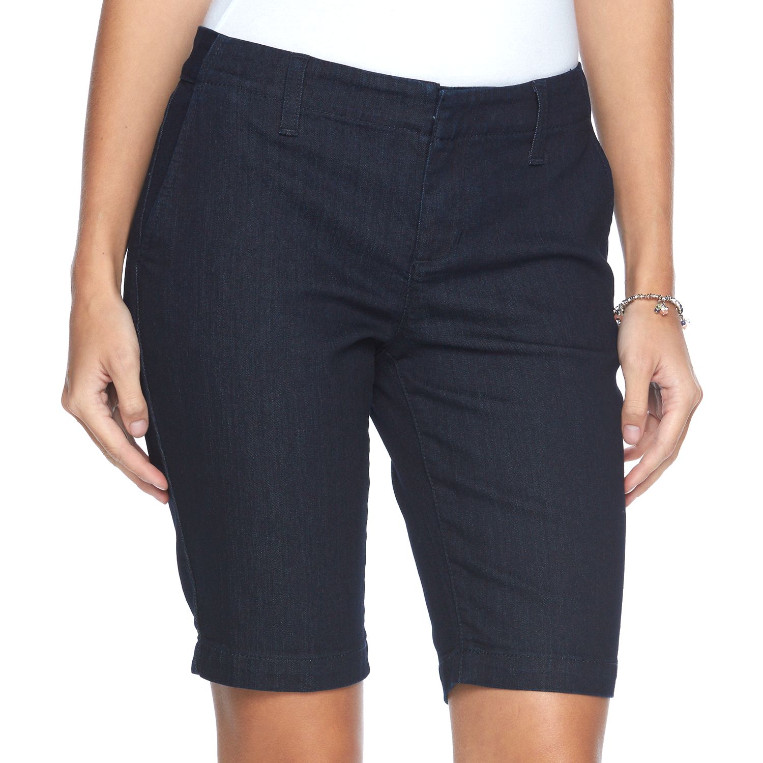 elastic waist hiking shorts