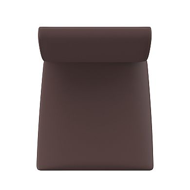 HomeVance Catania Dining Table & Faux-Leather Dining Chair 5-piece Set