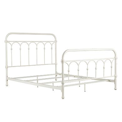 HomeVance Harper Casted Knot Metal Bed