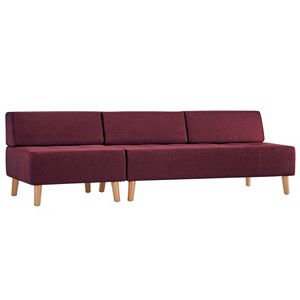 HomeVance Palos Tufted Armless Sofa