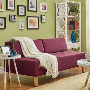 HomeVance Palos Tufted Armless Loveseat