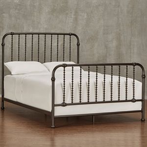 HomeVance Patton Spindle Metal Bed