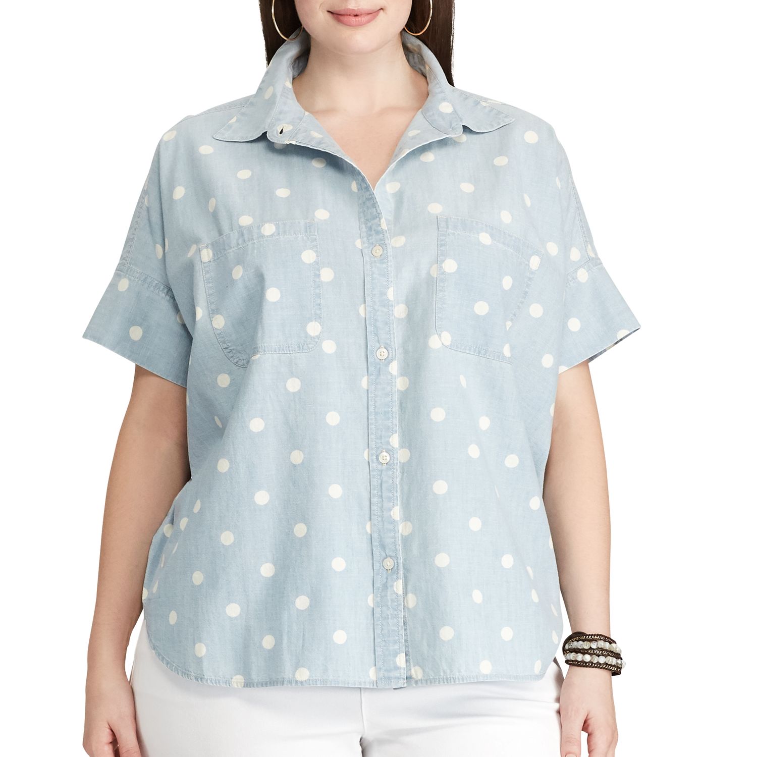 kohls polka dot shirt