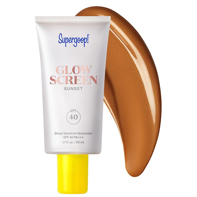 Supergoop! Glowscreen SPF 40 Sunscreen with Hyaluronic Acid + Niacinamide, Size: 1.7 FL Oz, Sunset